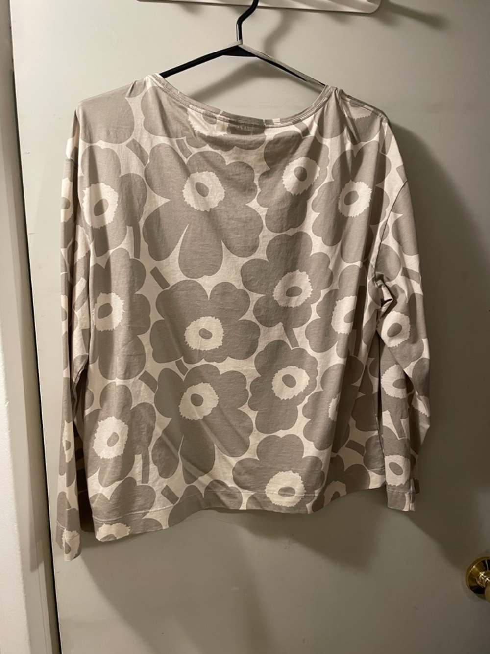 Marimekko Unikko Long-Sleeve Floral Tee beige/ cream - Picture 4 of 4